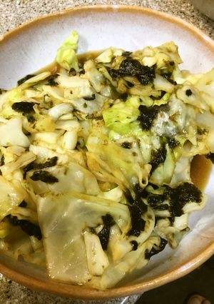 すぐできる！キャベツの海苔バター醤油-レシピのメイン写真