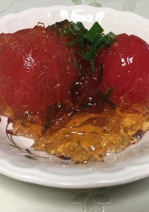 ひんやり！まんまるトマトのジュレ-レシピのメイン写真