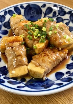 【簡単】豚肉の豆腐巻き-レシピのメイン写真