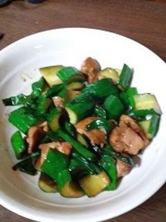 きゅうりと鶏肉の唐辛子炒め-レシピのメイン写真