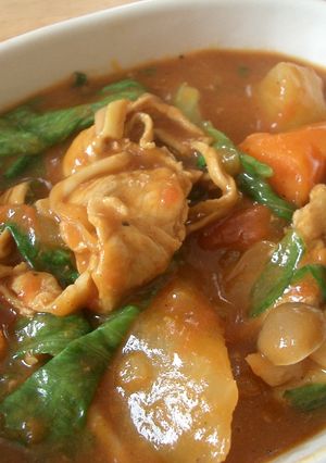 豚と野菜のトマトカレー煮込み-レシピのメイン写真
