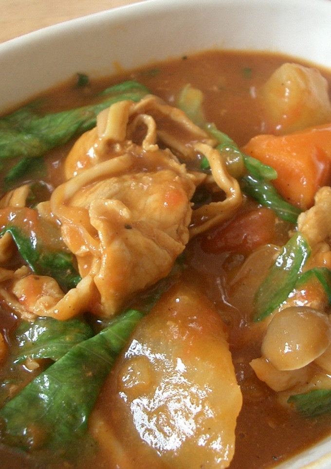 豚と野菜のトマトカレー煮込み-レシピのメイン写真