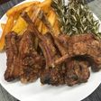 ハーブ・フライドラム カリカリポテト添え