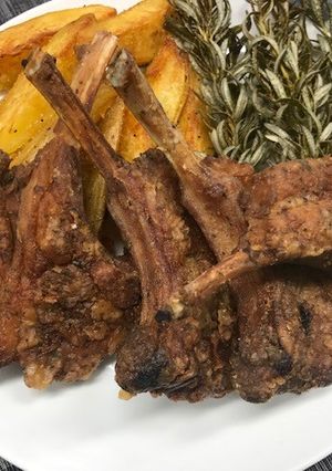 ハーブ・フライドラム　カリカリポテト添え-レシピのメイン写真
