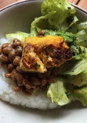 納豆アボガド丼-レシピのメイン写真