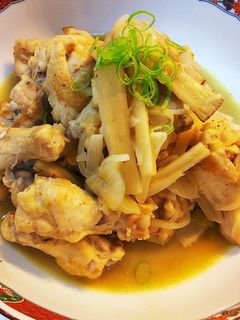 鶏手羽元とごぼうの白ワイン煮-レシピのメイン写真
