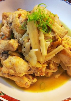 鶏手羽元とごぼうの白ワイン煮-レシピのメイン写真