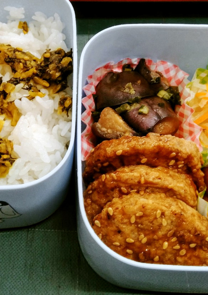 冷凍作り置き惣菜を詰めただけのお弁当例-レシピのメイン写真