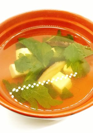 【病院】豆腐のすまし汁【給食】-レシピのメイン写真