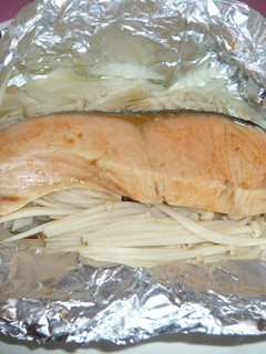ヘルシー鮭のホイル焼き-レシピのメイン写真