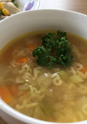 ドイツ人ティーネのパスタスープ♥-レシピのメイン写真