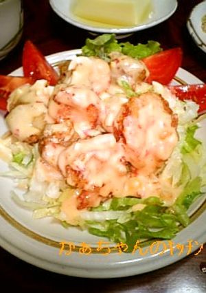 ★ｴﾋﾞ＆ﾎﾀﾃのﾁﾘﾏﾖｹﾁｬｯﾌﾟ★-レシピのメイン写真