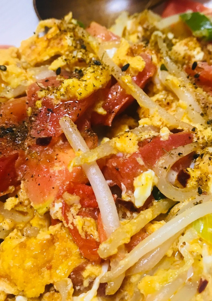時短！たまごとトマトの中華炒め-レシピのメイン写真