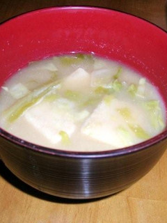 高野豆腐の味噌汁-レシピのメイン写真