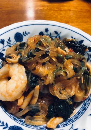エビとマロニーのチリソース煮-レシピのメイン写真