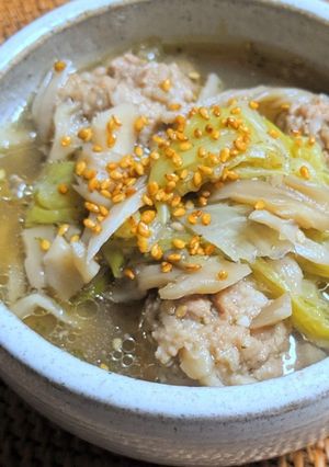 豚団子の塩ちゃんこスープ-レシピのメイン写真