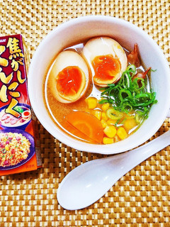 焦がしにんにく味噌スープ-レシピのメイン写真