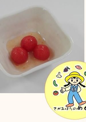 【地場農産物】ミニトマトのピクルス-レシピのメイン写真
