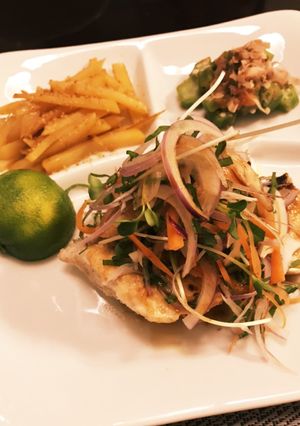 香味野菜たっぷり♫映える魚ソテー-レシピのメイン写真