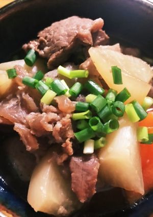 簡単 牛すじと根菜の煮込み-レシピのメイン写真