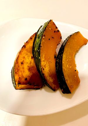 簡単！箸が止まらない〜ペッパーかぼちゃ-レシピのメイン写真