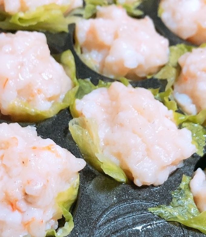 たこ焼き器で簡単!海老シュウマイ-レシピのメイン写真