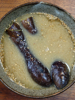 滋賀の泥亀汁(茄子の味噌汁風)-レシピのメイン写真