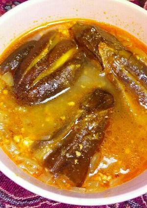 南インドのナスとチャナ豆のスープカレー-レシピのメイン写真