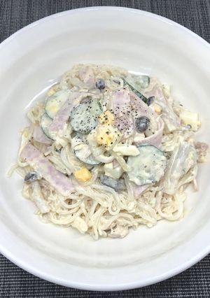 簡単☆乾燥こんにゃくパスタでスパサラダ-レシピのメイン写真
