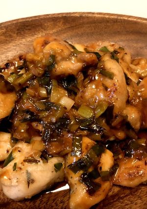 ネギとニラの甘酢チキン-レシピのメイン写真