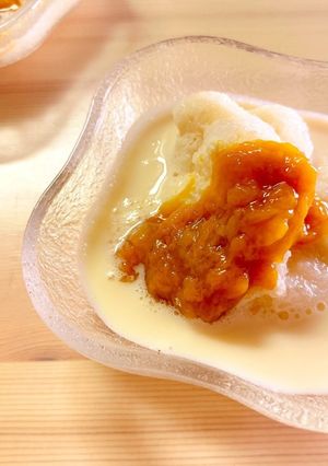 レンチンで簡単!マンゴーソース豆乳アイス-レシピのメイン写真