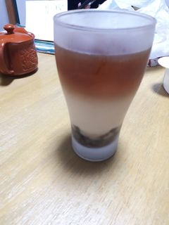 セブンの黒糖わらび餅で作るタピオカ-レシピのメイン写真