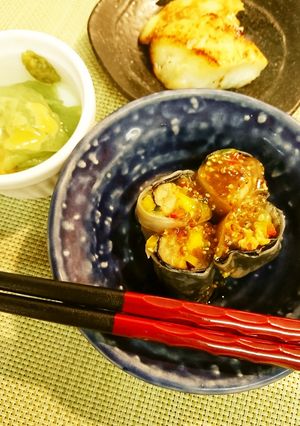 キムチ 韓国のり生春巻-レシピのメイン写真