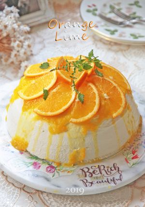 オレンジライム❆綺麗な甘さのドームケーキ-レシピのメイン写真