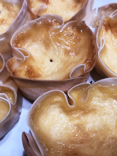餃子の皮でふわふわエッグタルト-レシピのメイン写真
