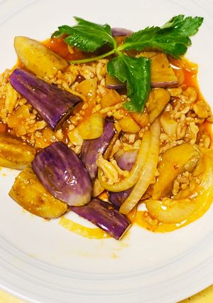 意外にアッサリ味の鶏肉で作る麻婆茄子-レシピのメイン写真