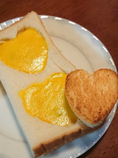 8枚切り食パンで器まで食べれる温朝食-レシピのメイン写真
