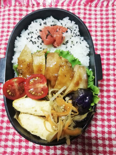 高校男子弁当♡鶏の照り焼き8/29-レシピのメイン写真