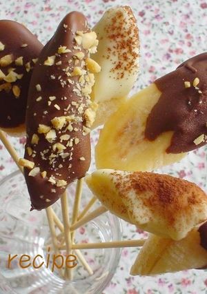 おうちで手作りパリパリチョコバナナ-レシピのメイン写真
