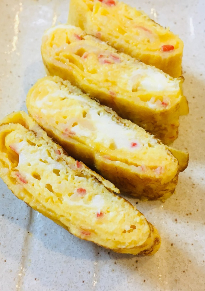 かにかまで☆かに玉風卵焼き-レシピのメイン写真