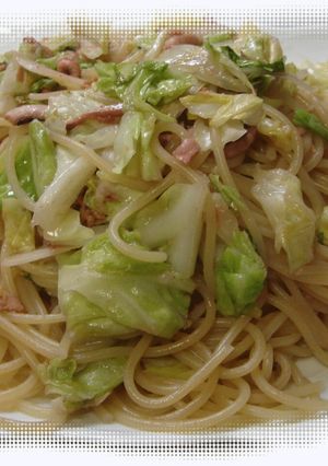 簡単！いかの塩辛とキャベツのパスタ-レシピのメイン写真