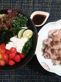 ローストポークのたっぷりサラダ添え-レシピのメイン写真