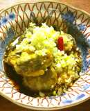 揚げ出し水茄子・水茄子の唐揚げ　卵衣