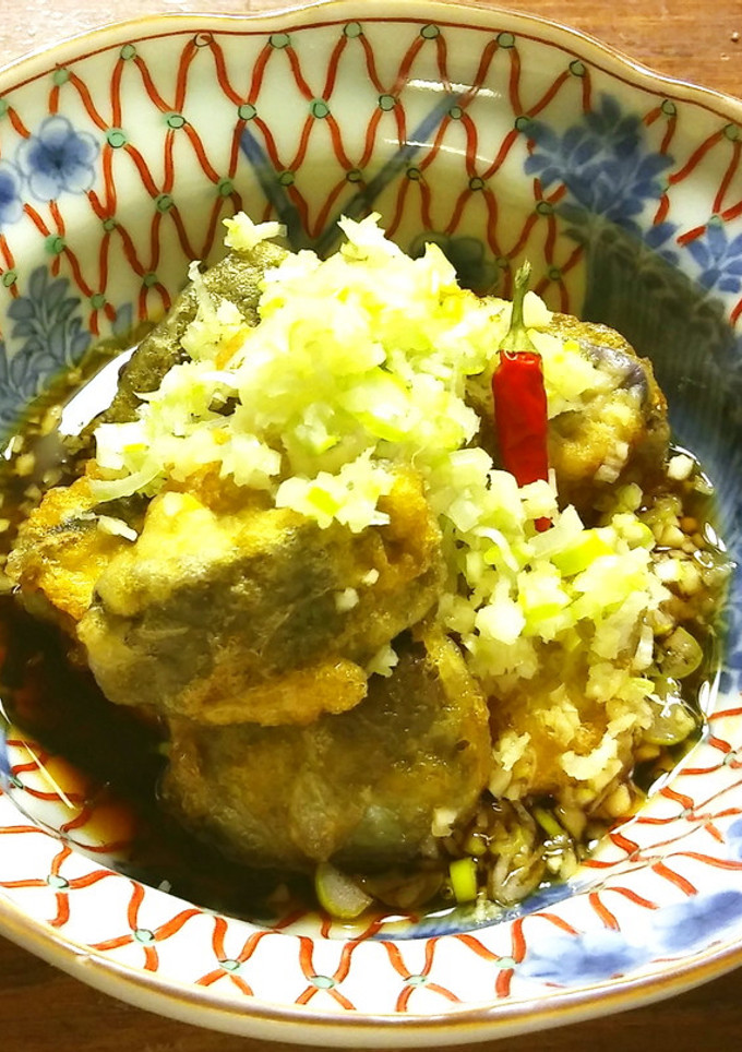 揚げ出し水茄子・水茄子の唐揚げ　卵衣-レシピのメイン写真