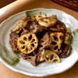 牛肉とレンコンの金平★生姜風味