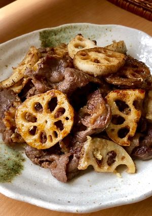 牛肉とレンコンの金平★生姜風味-レシピのメイン写真