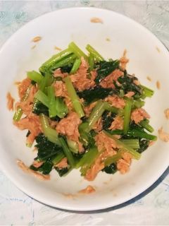 小松菜とツナの和え物-レシピのメイン写真