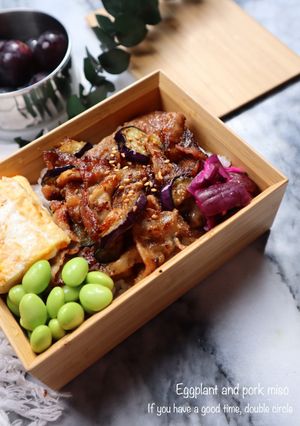 お弁当に！なす味噌丼-レシピのメイン写真