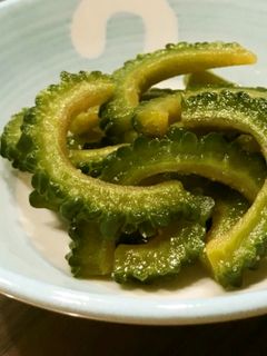 ゴーヤのワサビ醤油漬け-レシピのメイン写真