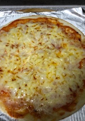 チーズだけのピザ-レシピのメイン写真